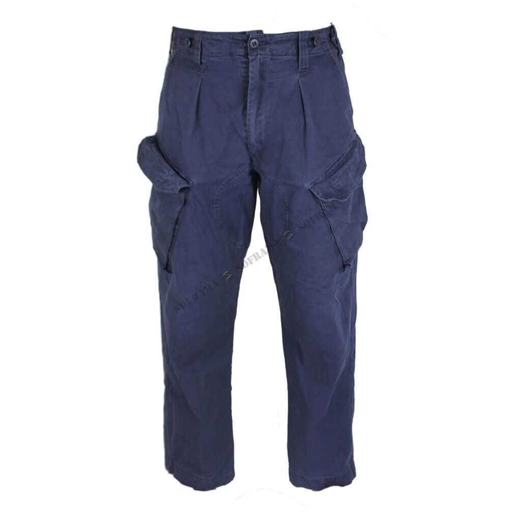 British navy blue trousers - Soframa