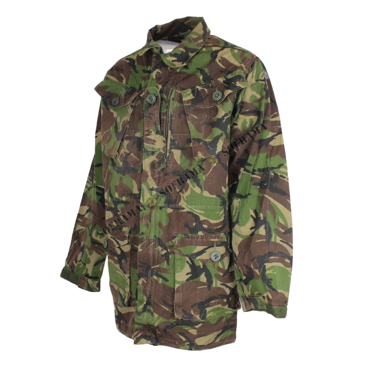 British Dpm Woodland Combat Jacket Soframa